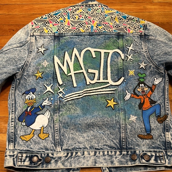 CUSTOM 1-OF-A-KIND Disney Denim Jacket - Picture 6 of 8